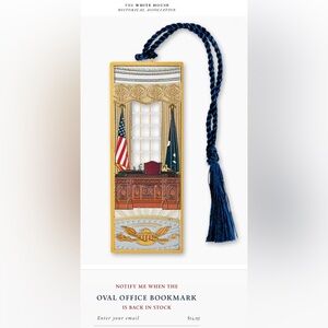 Oval Office Bookmark